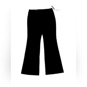INC NEW Black Women's Size 10   Boot-Leg Elastic-Waist Dress Pants short length